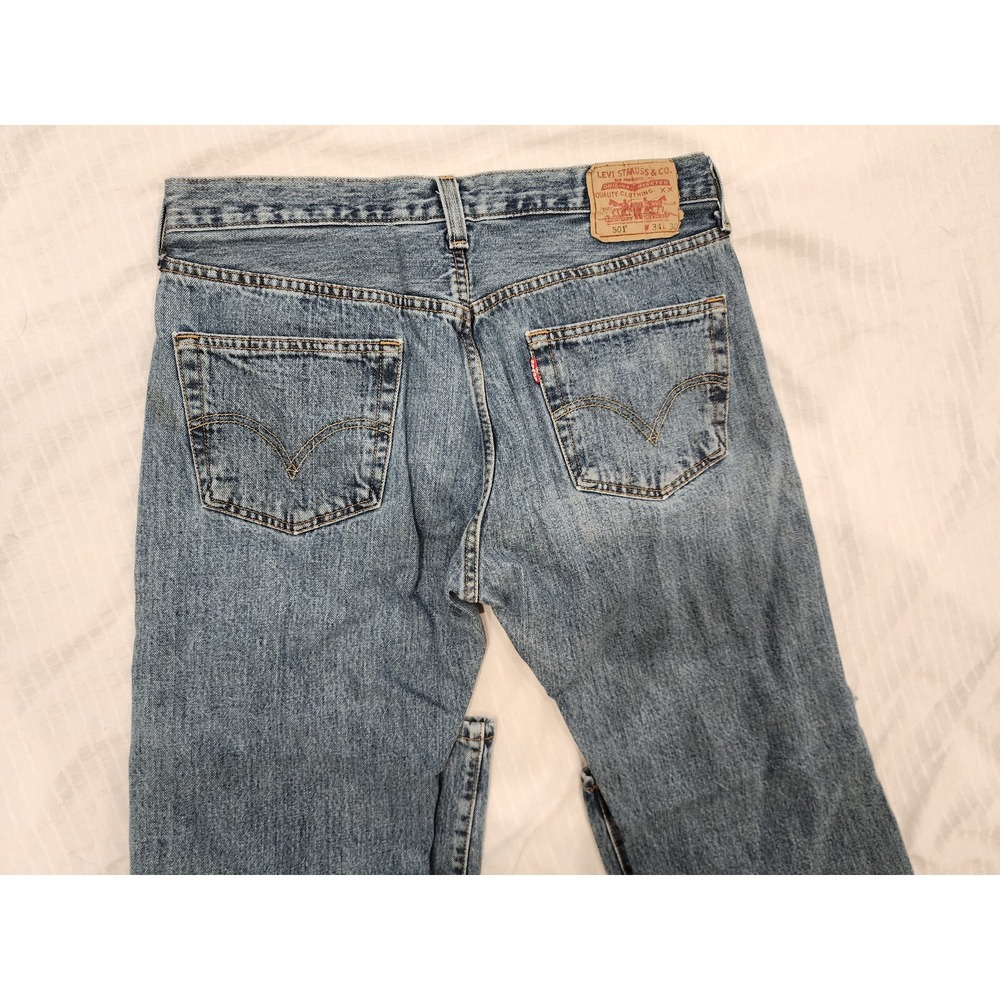 Levi's Original 501 jeans -‎ Straight Leg, Button Fly Men's 34x30 good for work